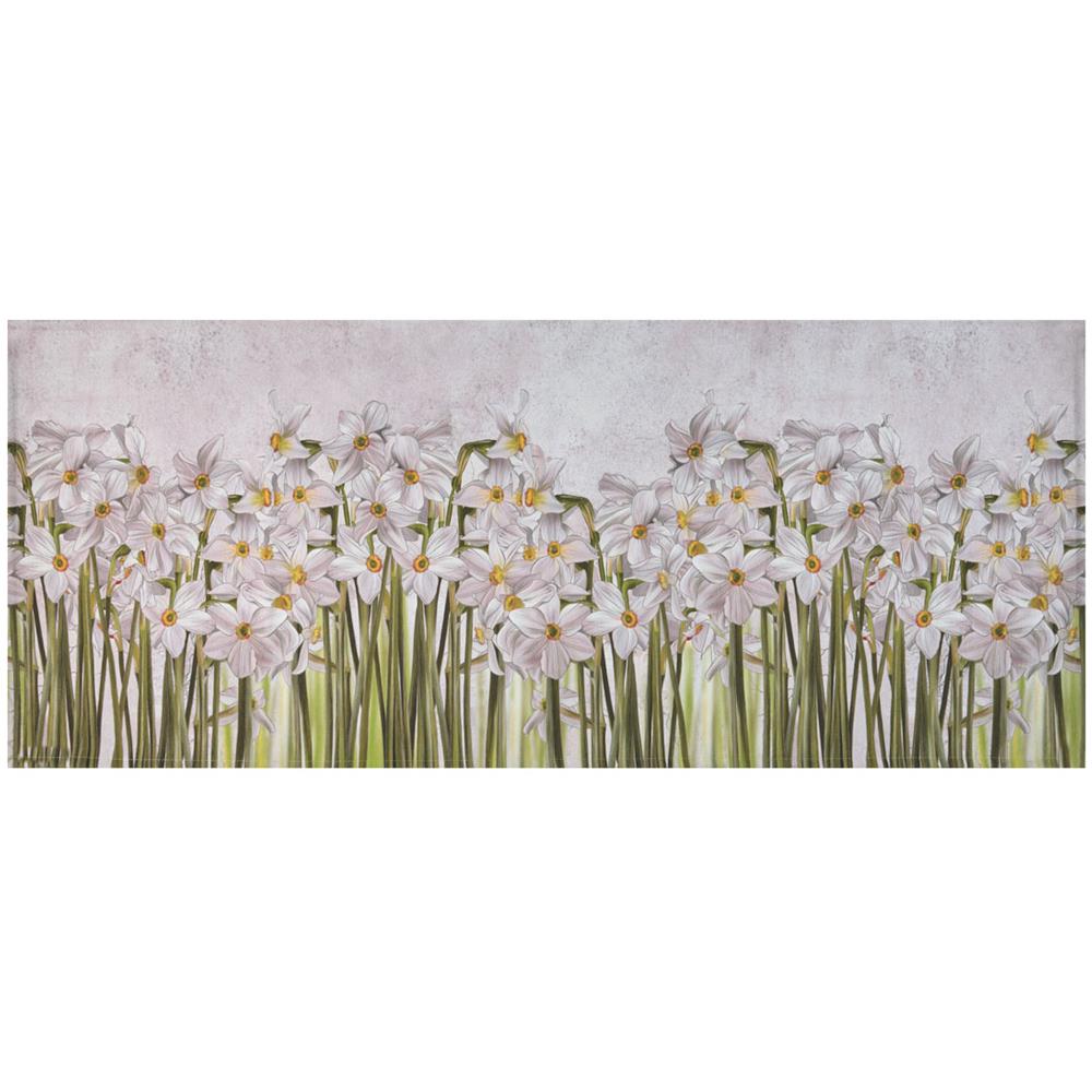 Tappeto Cucina Antiscivolo Stampa Digitale Emozioni Fantasia Narciso By Suardi 58x190 Narciso - Foto 1