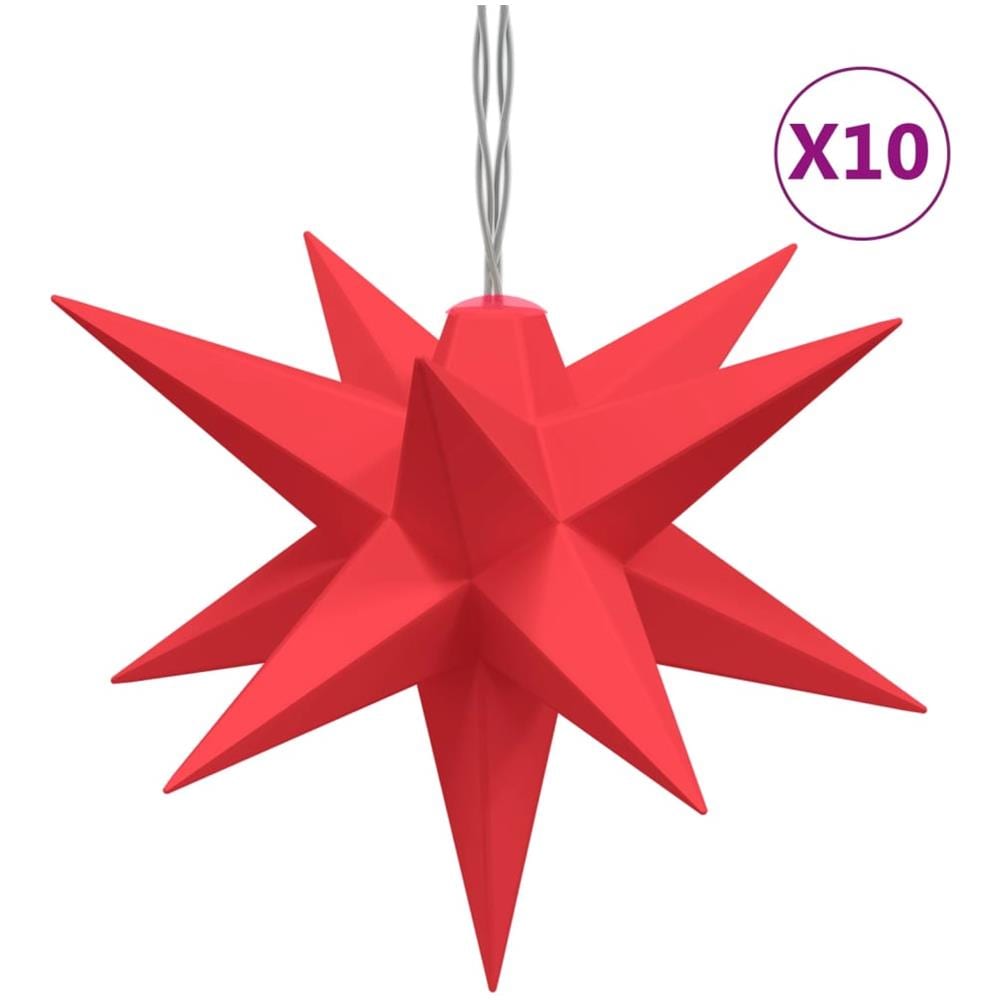 Luci Di Natale 10 Led Rosse 10 Cm - Foto 1