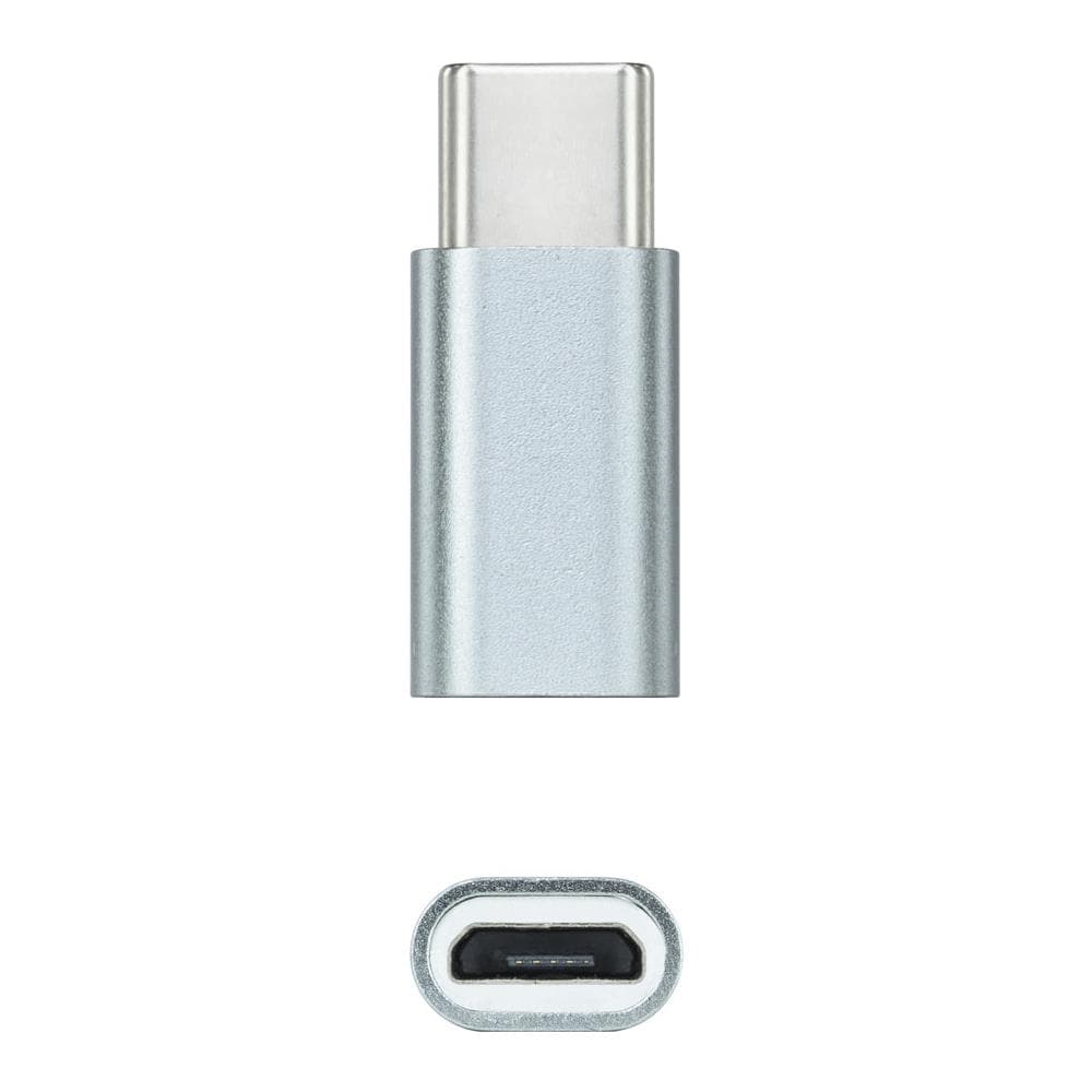 10.02.0011 adattatore per inversione del genere dei cavi USB C Micro USB Grigio - Foto 2