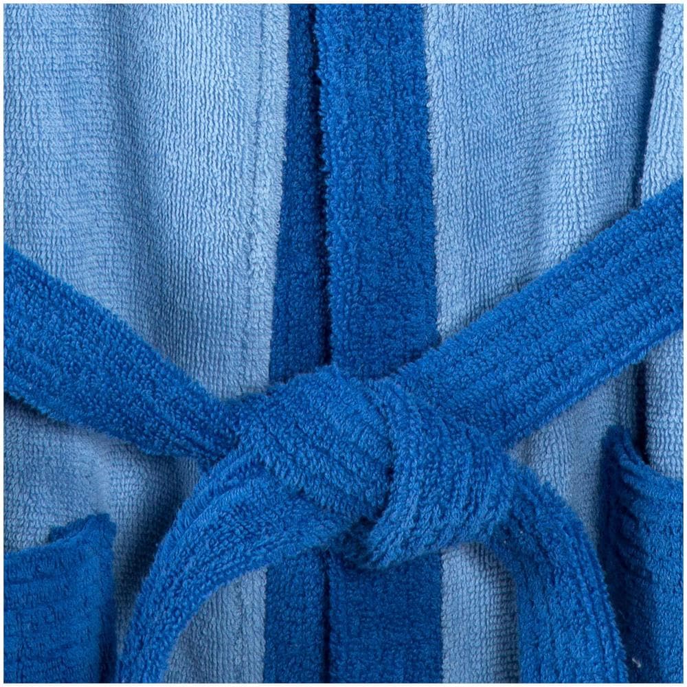 Accappatoio Con Cappuccio Spugnissima Young In Cotone Colore Viola Misura 12-14 Anni - Foto 3