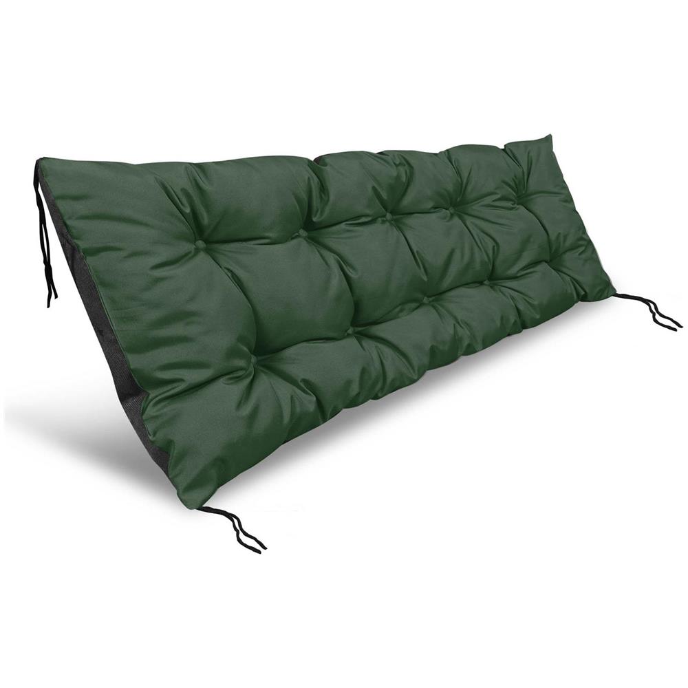 Cuscino da giardino AIO FACTORY S 120x40 cm impermeabile verde per panca in pallet - Foto 1