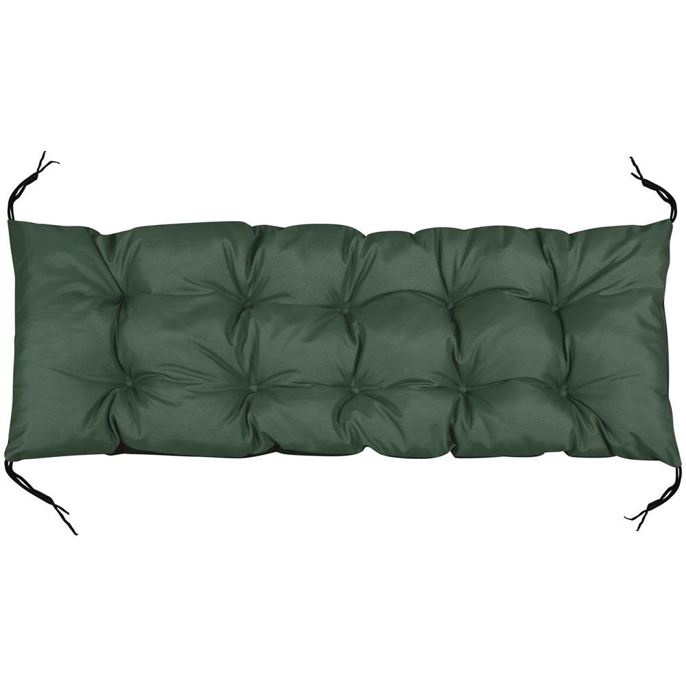 Cuscino da giardino AIO FACTORY S 120x40 cm impermeabile verde per panca in pallet - Foto 2