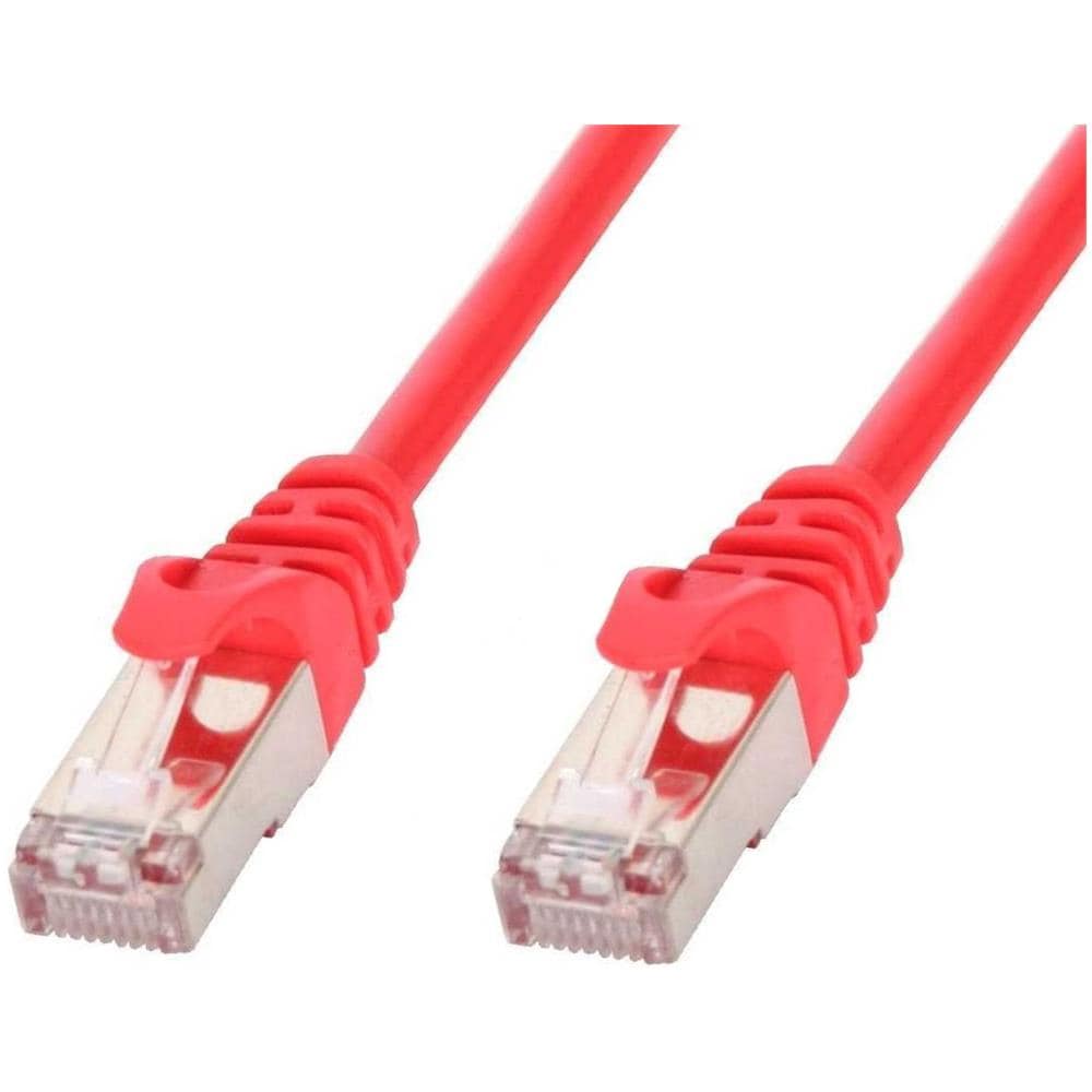 ICOC LS6-050-RET - Cavo di rete Patch in rame Cat. 6 Rosso SFTP LSZH 5m - Foto 1