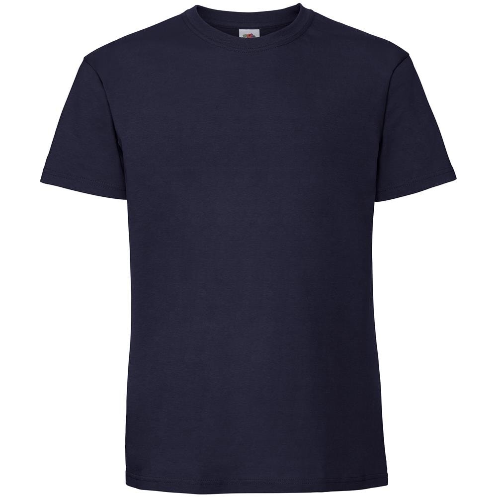 Maglietta A Maniche Corte Premium Uomo (3xl) (blu Navy)  - Foto 1