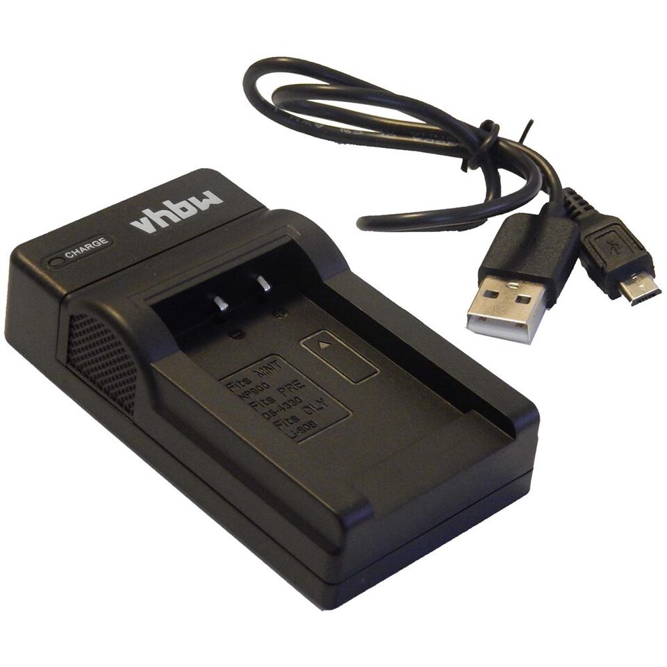 Vhbw Caricabatterie USB Per Sony Action Cam HDR-AZ1, Mini AZ1, HDR-AZ1VR - Cavo 40 Cm