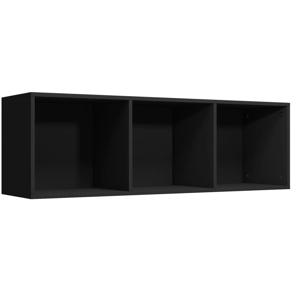 Libreria /Mobile TV Nero 36x30x114 cm in Legno Multistrato - Foto 9