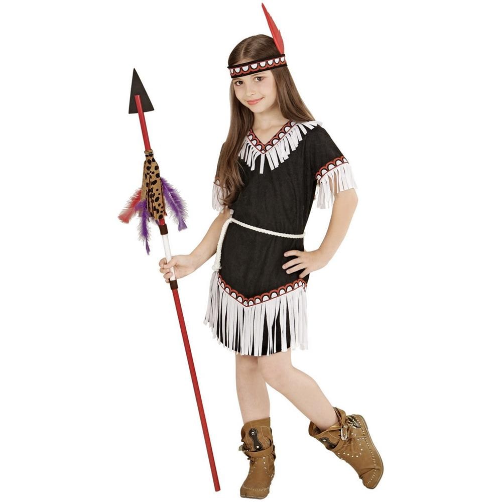 Travestimento Da Indianina Per Bambina - Taglia: 11 - 13 Anni (158 Cm) - Foto 2