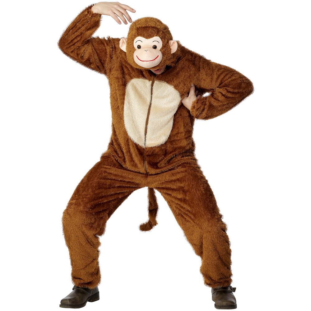 Costume Da Scimmia Per Adulto - Taglia: M - Foto 1