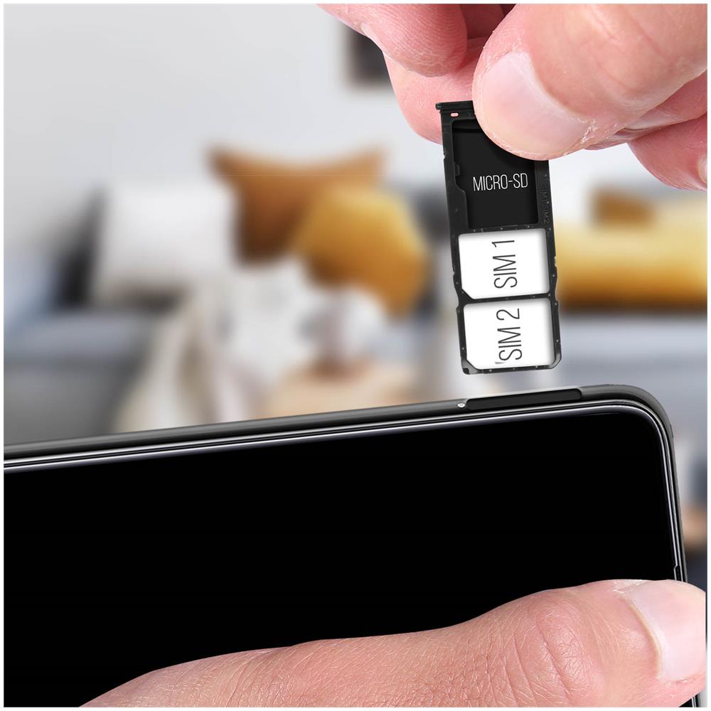 Alloggio Sim Samsung Galaxy A21s Supporto Scheda Sim + Scheda Micro Sd - Nero - Foto 2