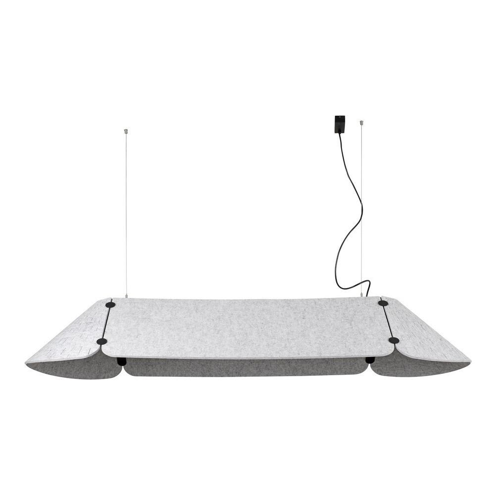 Sospensioni A Barra Dritta A Led Integrate Grigie, 4000k - Foto 1