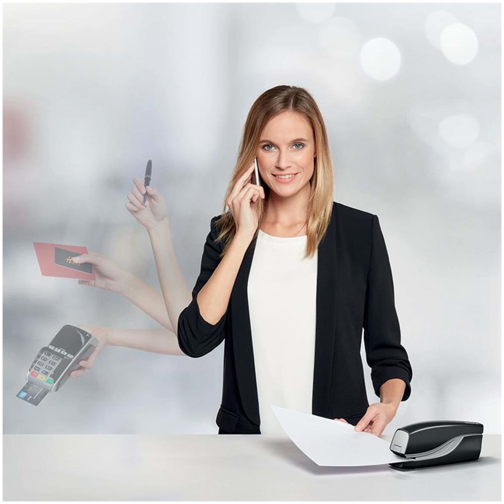 File ad Arco con Leva No 1 5 pz Rosso 75 mm - Foto 2