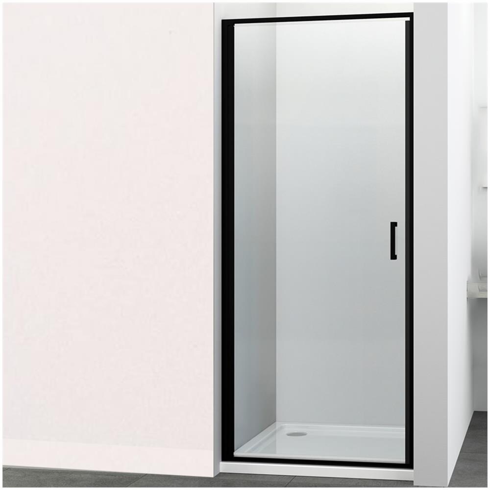 Porta Doccia Battente Swing Per Box Nicchia Cristallo Temprato *** Misure : 118-120xh195 Cm - Foto 1
