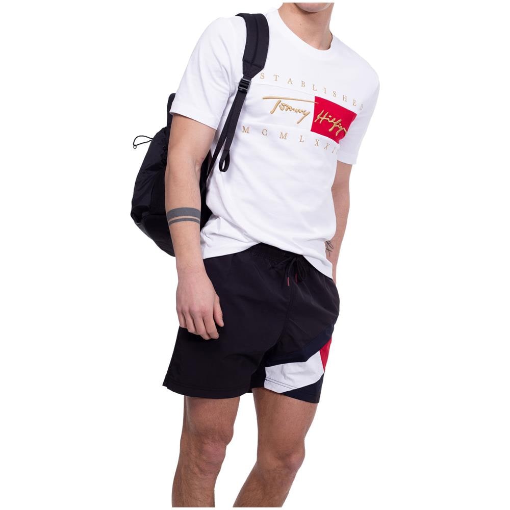 Shorts Mare Uomo In Nylon Colorblock - Foto 2