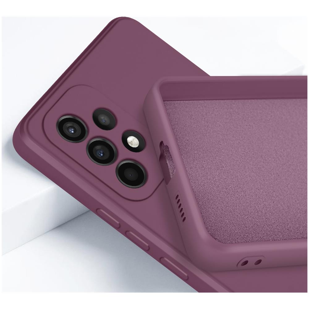 Cover Silicone Per Samsung Galaxy A53 5g Con Anello Di Sostegno Porpora - Foto 2