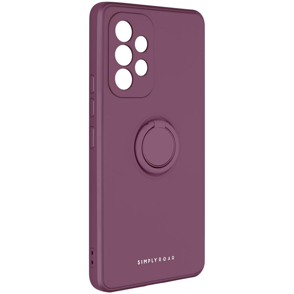 Cover Silicone Per Samsung Galaxy A53 5g Con Anello Di Sostegno Porpora - Foto 1