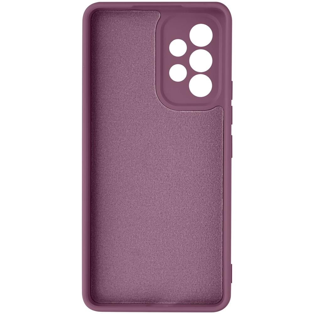 Cover Silicone Per Samsung Galaxy A53 5g Con Anello Di Sostegno Porpora - Foto 5