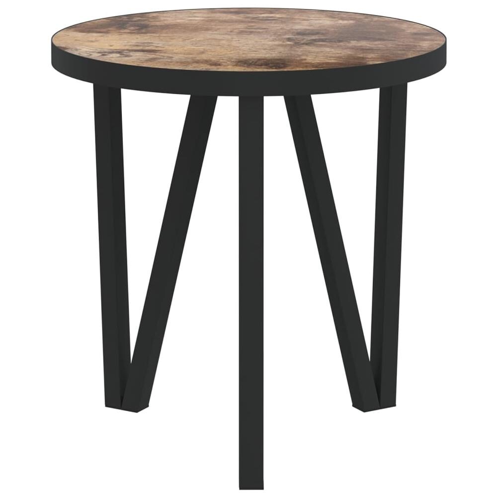 Tavolino Nero E Giallo 35 Cm In Mdf - Foto 3