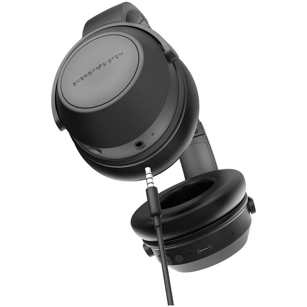Headphones Bt Travel 6 Anc Cuffie Cuffie Wireless Ad Isolamento Acustico Massimo Per Esterni (cancellazione Attiva Del Rumore, Cuscinetti Isolanti, Ricarica Rapida) - Nero - Foto 4