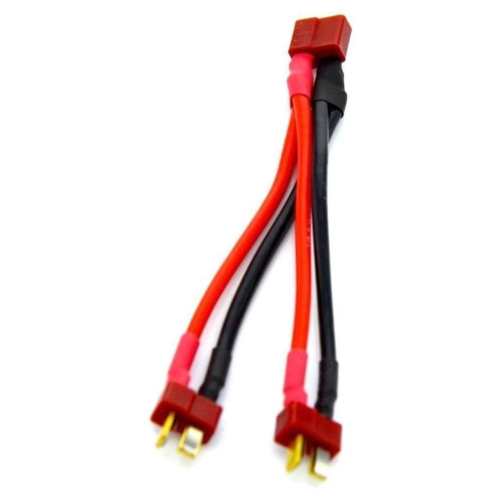1 Pezzo T Plug Cavo T-deans Parallelo Per Connettori Maschio E Femmina Per Batteria Lipo Rc - Foto 1