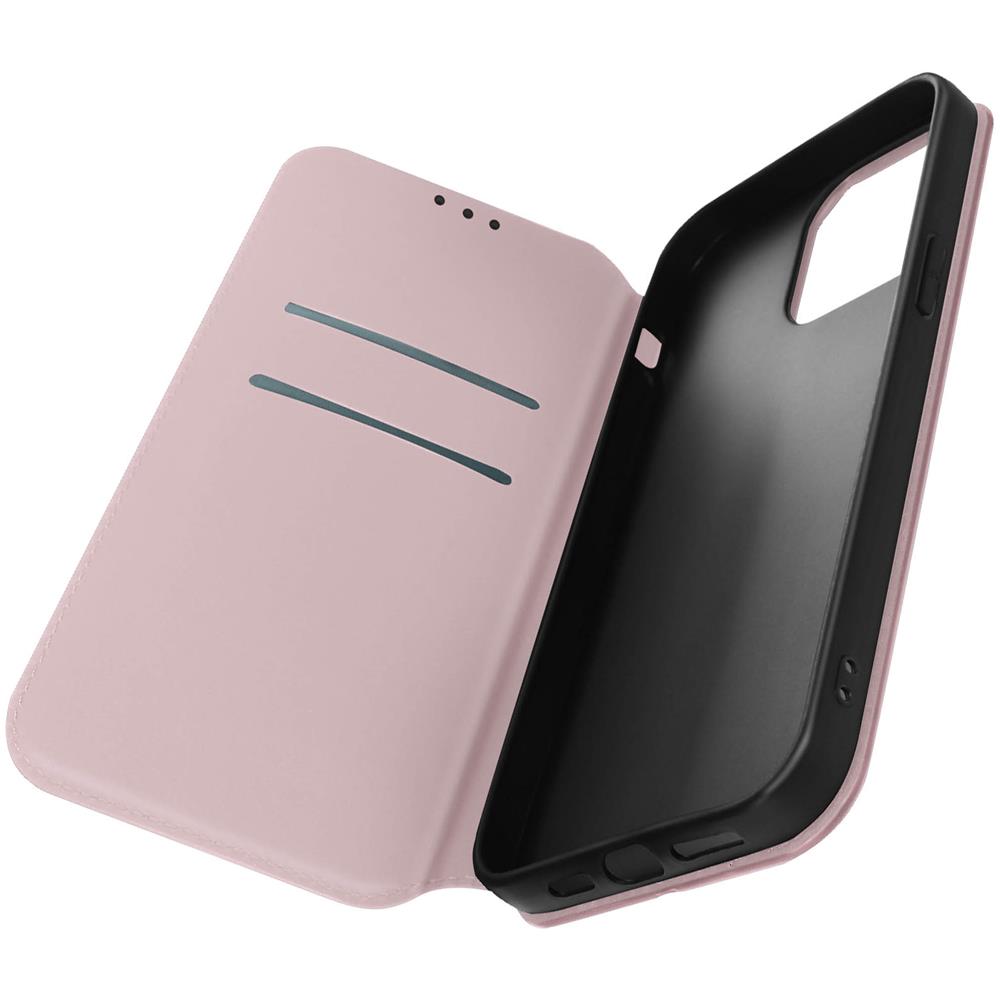 Custodia Iphone 14 Pro Max Portafoglio Supporto Video Rose Gold - Foto 1
