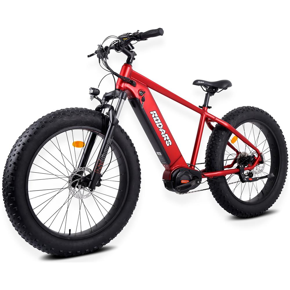 Kraken 1000w - Rosso Metallico - 1000w / 15ah - Bicicletta Elettrica Da Montagna A Motore Centrale - Foto 6