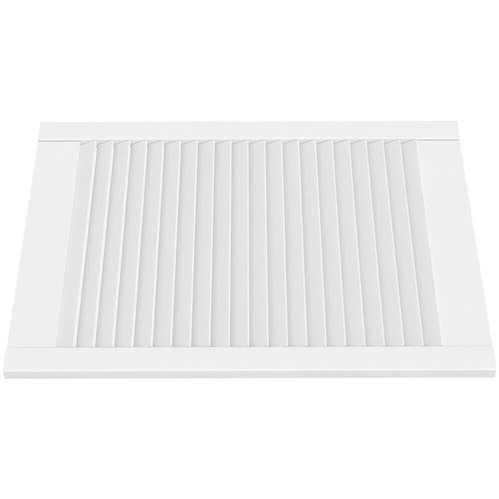 Anta a Lamelle Bianca 69x49,4 cm in Legno di Pino - Foto 5