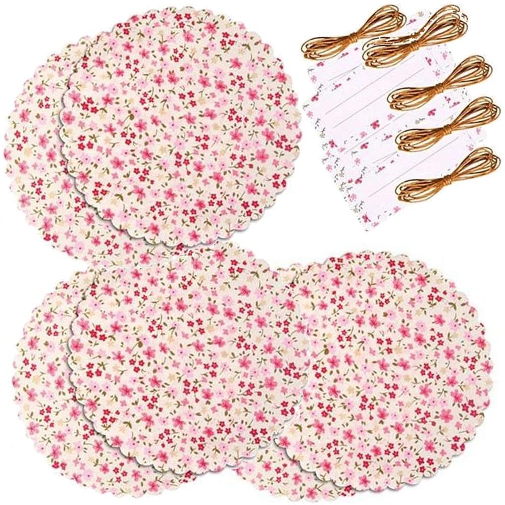 5 Set Decorativi Per Vaso Di Marmellata - Fiori - Foto 1