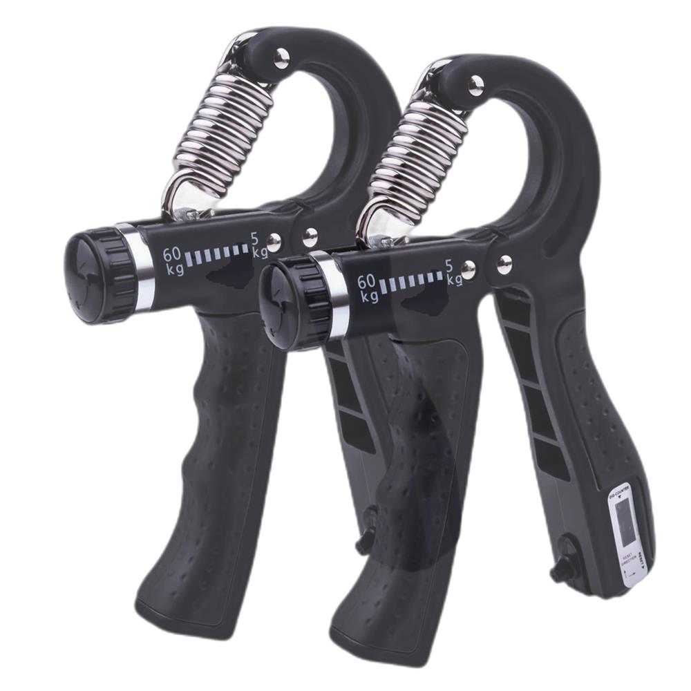 Hand Grip Trainer Regolabile 5-60 Kg Nero 2-pack - Foto 1