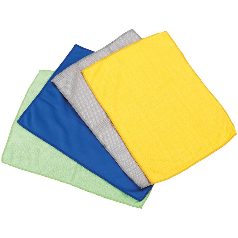 Set 4 Panni Assortiti In Microfibra - 40x30 Cm - Foto 3