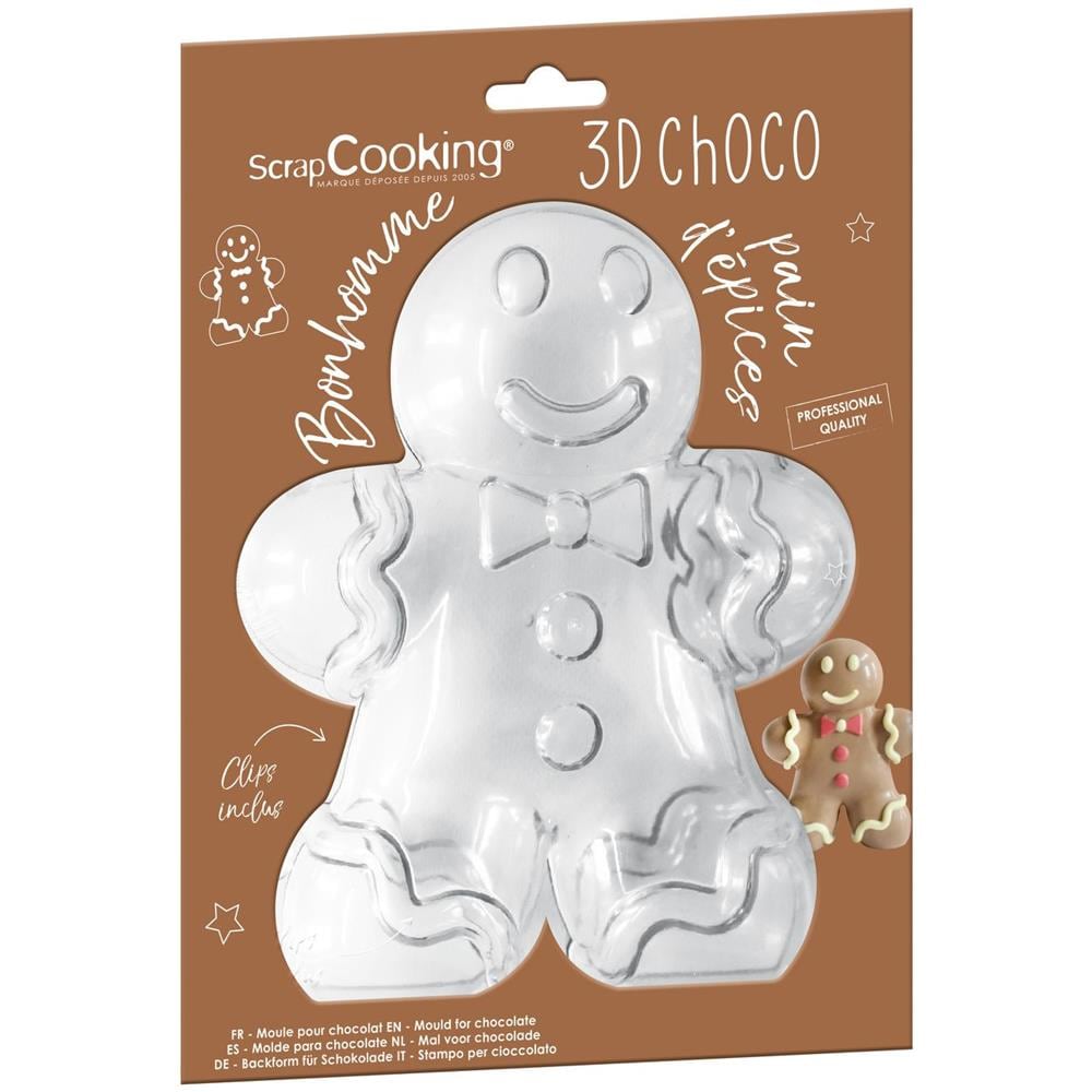 Stampi In Silicone 3d A Forma Di Gingerbread Man - Foto 1