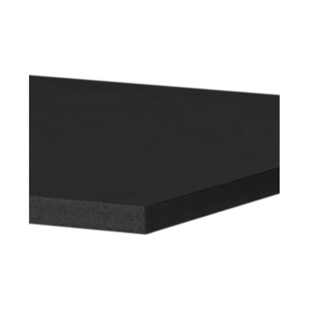 Piano di lavoro per lavabo - 80,6x46x1,6 cm - Nero - Piano di lavoro in laminato di alta qualità - Impermeabile - Per lavabi - Foto 2