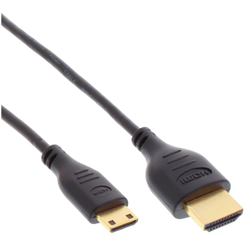 HDMI A / Mini HDMI C, 1.8 m 1.8m HDMI Mini-HDMI Nero cavo HDMI - Foto 1