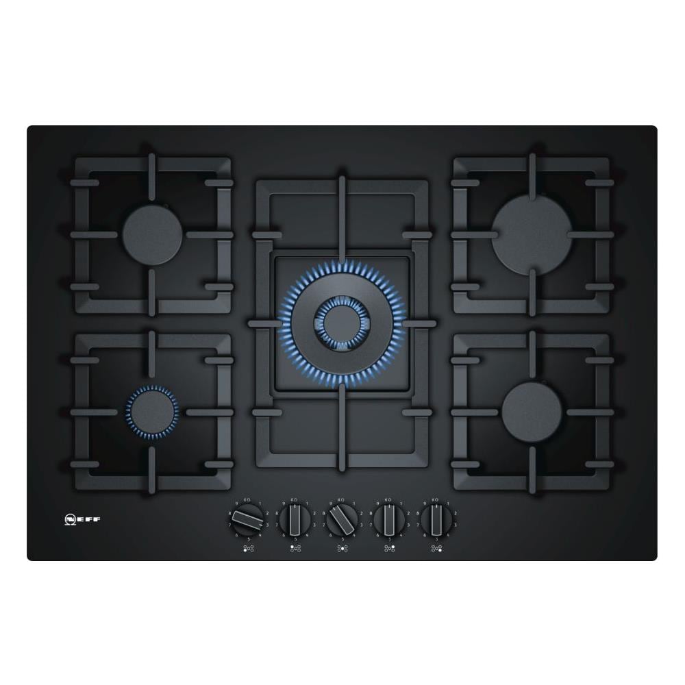 75 cm, 5 fuochi (1 wok), vetro temprato, Flame Sel - Foto 1