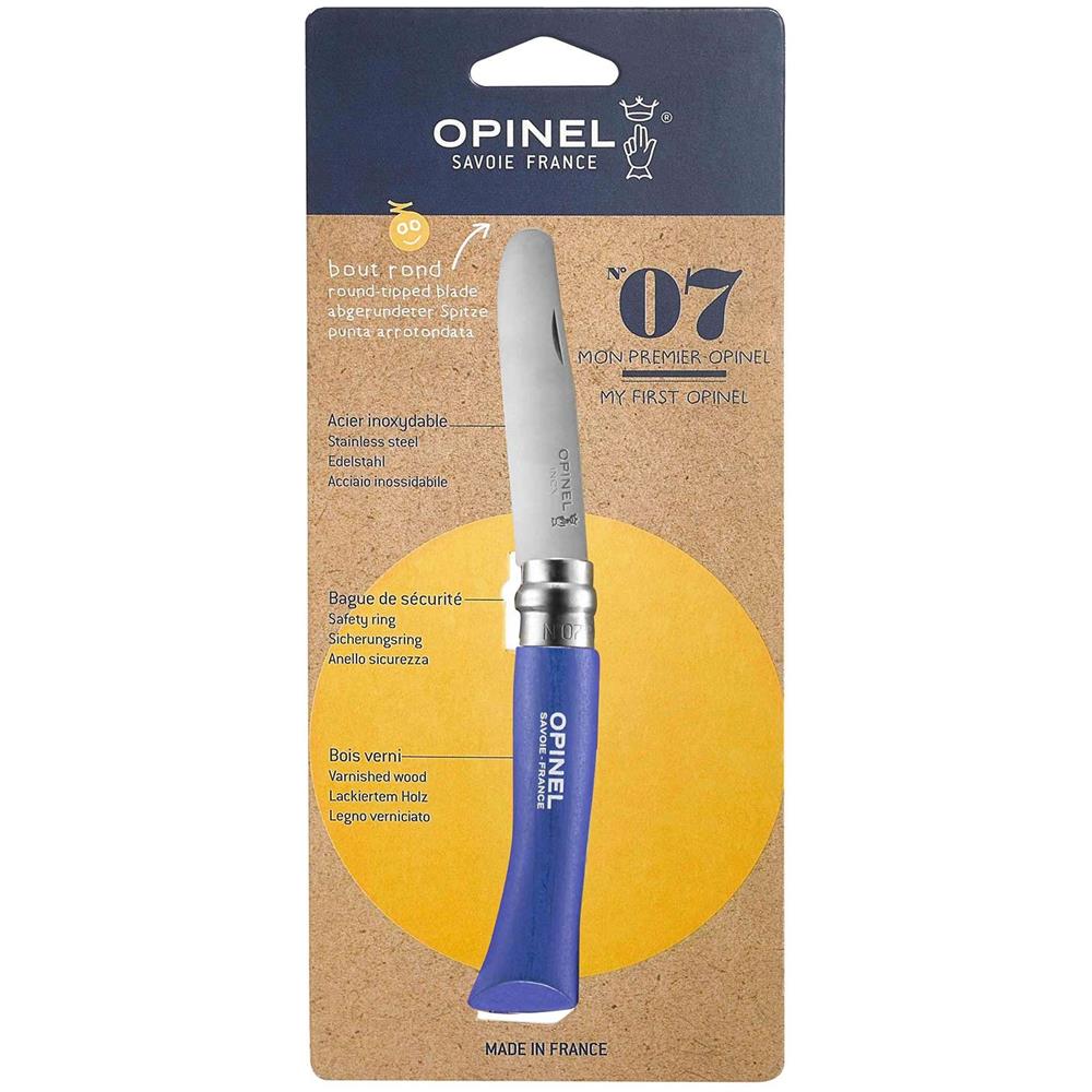 Coltello Virobloc Inox N. 7 P. ta Ton. blu - Foto 2