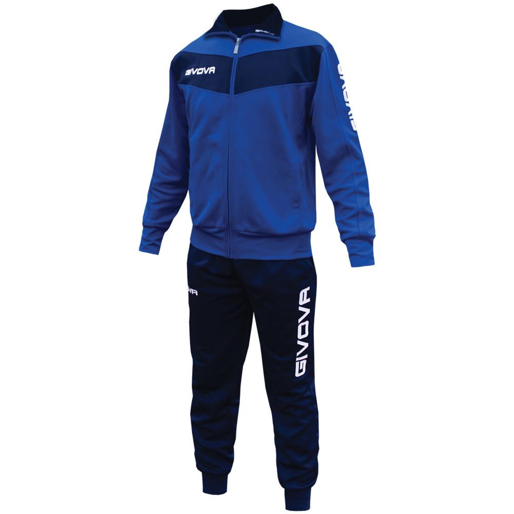 Tuta Visa Givova - Completo Di Giacca A Manica Lunga E Pantalone Di Colore Azzurro / blu Taglia 2xs - Foto 1