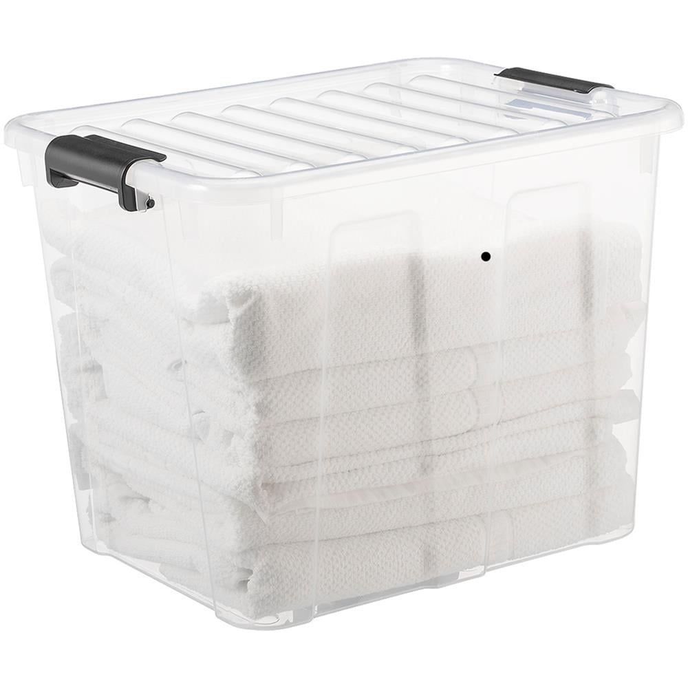 Scatola Trasparente 40l Con Coperchio Home Box - Foto 3