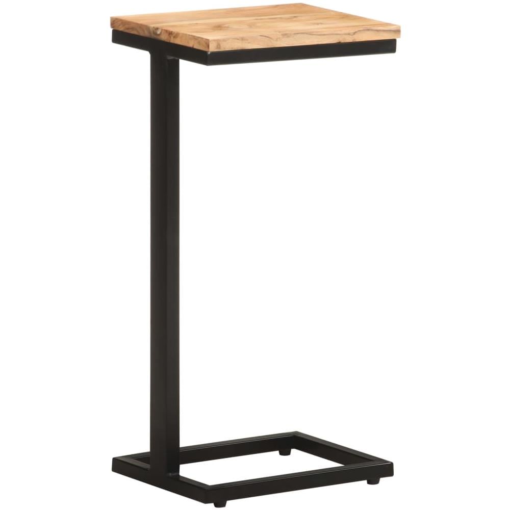 Tavolini Laterali 2 Pz 31,5x24,5x64,5 Cm Massello D'acacia - Foto 2