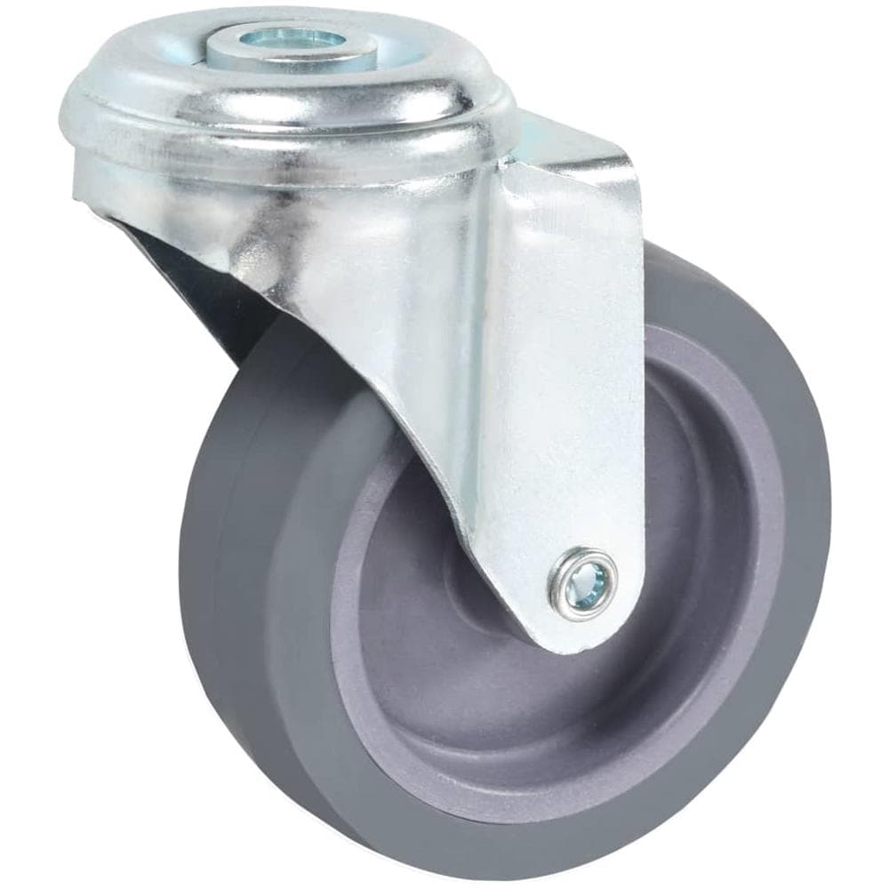 Ruote Girevoli con Foro per Bullone 24 pz 75 mm - Foto 3