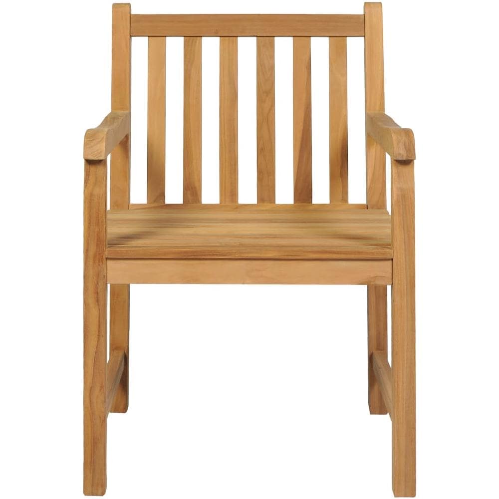 Set da Pranzo per Esterni 9 pz in Legno Massello di Teak - Foto 2
