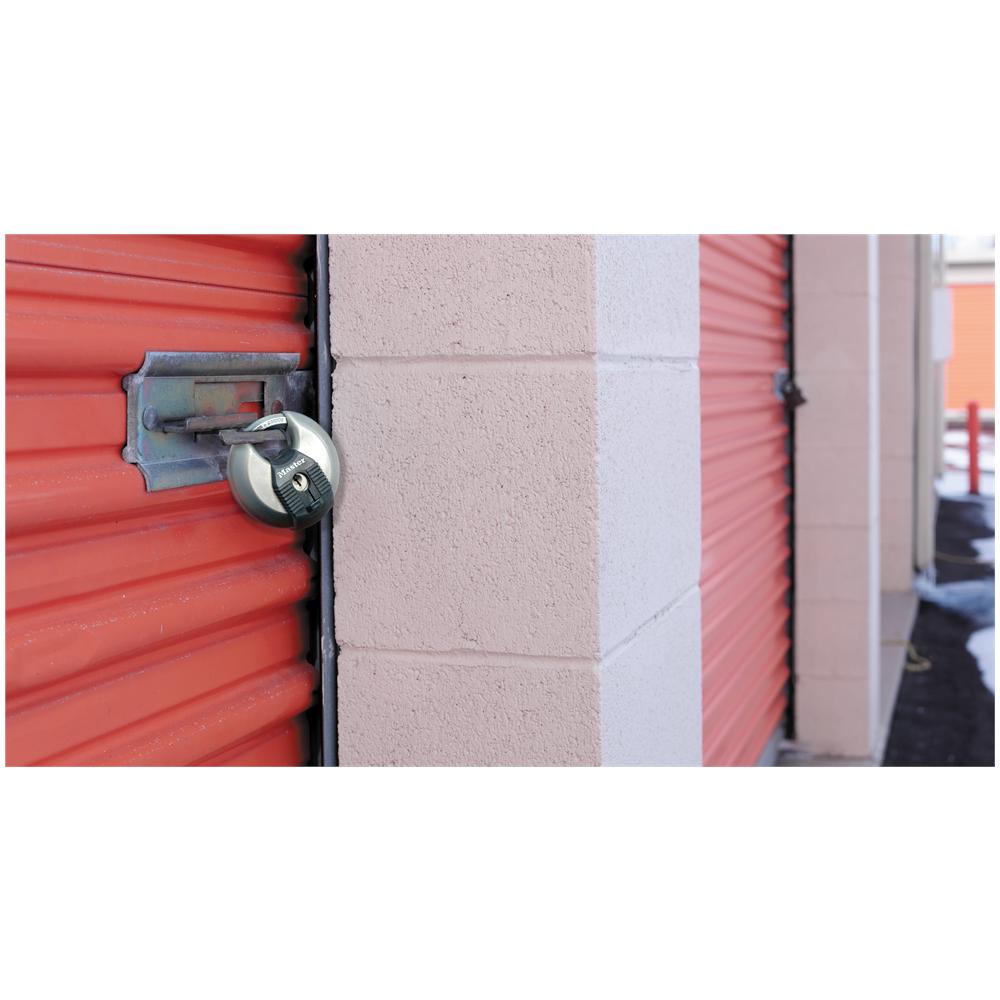 M40EURT, Key lock, Keyed alike, Garage, Moving truck, Self storage, Shed, Storage locker, Trailer, Van, Workshop, Nero, Argento, Acciaio inossidabile, Boron carbide - Foto 2