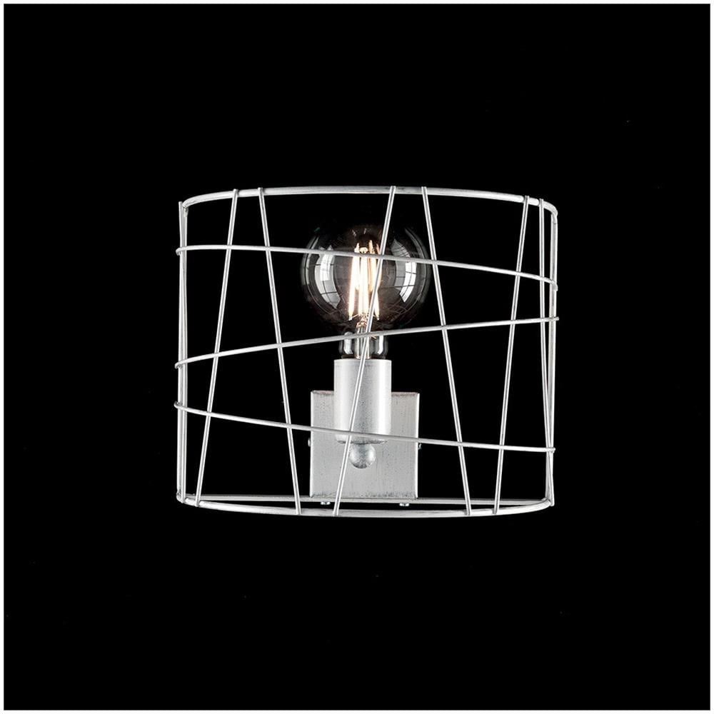 Applique In Ferro Laccato Nero Con Decorazione Rame Antico 1 Luce - Foto 3