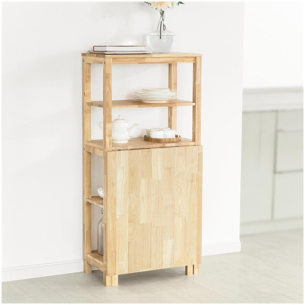 Tavolo Cucina Piccolo Tavolo Da Cucina Allungabile Tavolino Da Pranzo Credenza Scaffale Tavolini Pieghevoli Fwt70-n - Foto 5