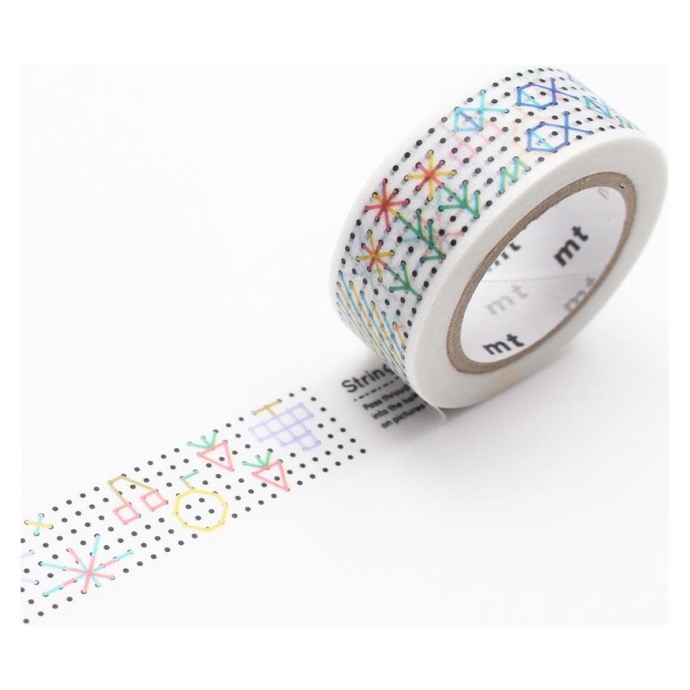 Nastro Adesivo Per I Bambini - String Art - 1,5 Cm X 7 M - Foto 1
