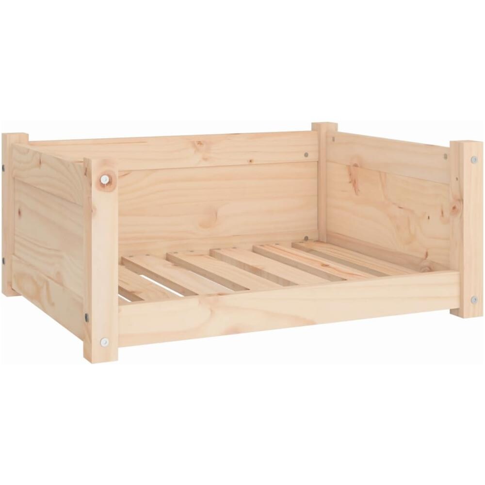 Cuccia Per Cani 65,5x50,5x28 Cm In Legno Massello Di Pino - Foto 1