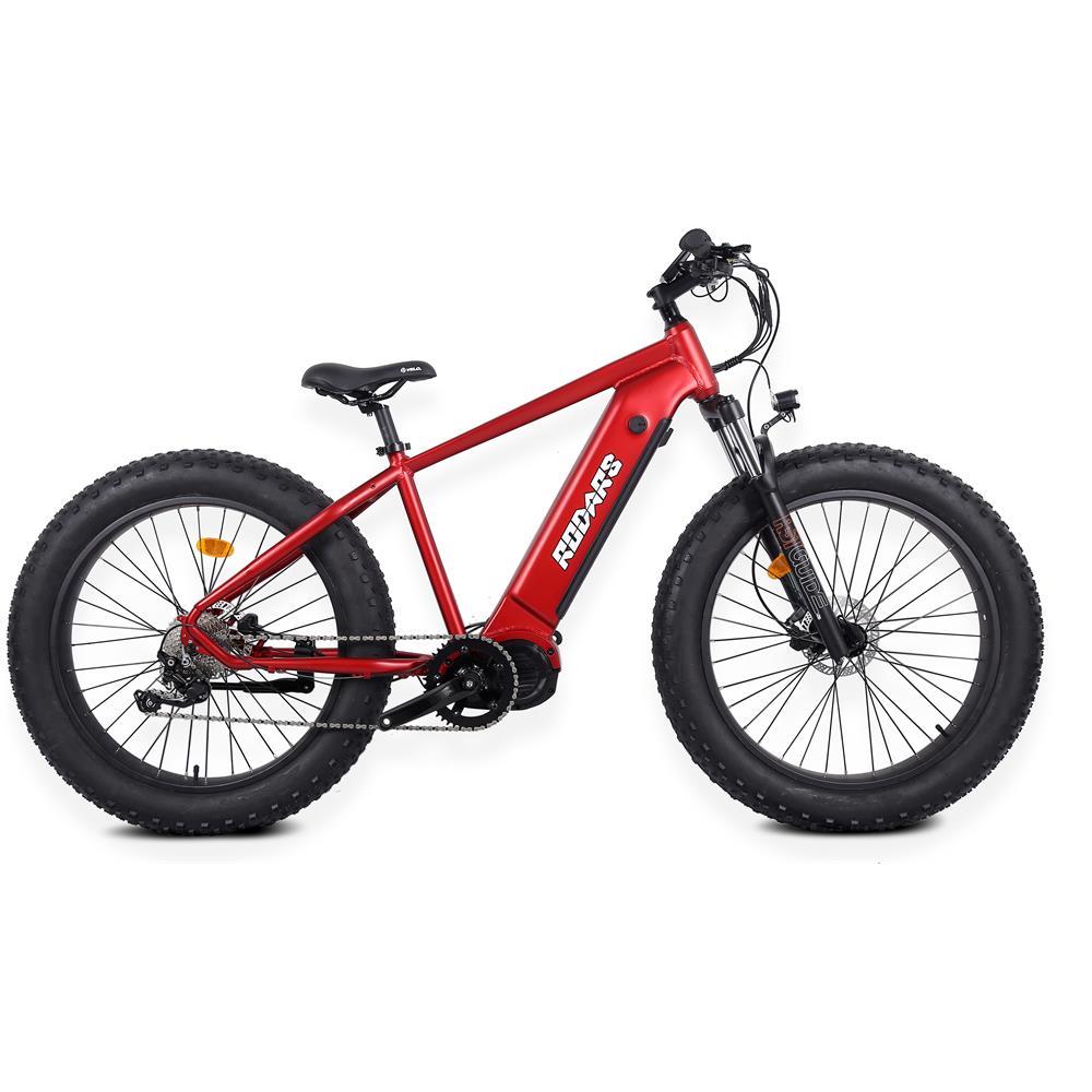 Kraken 1000w - Rosso Metallico - 1000w / 19ah - Bicicletta Elettrica Da Montagna A Motore Centrale - Foto 1