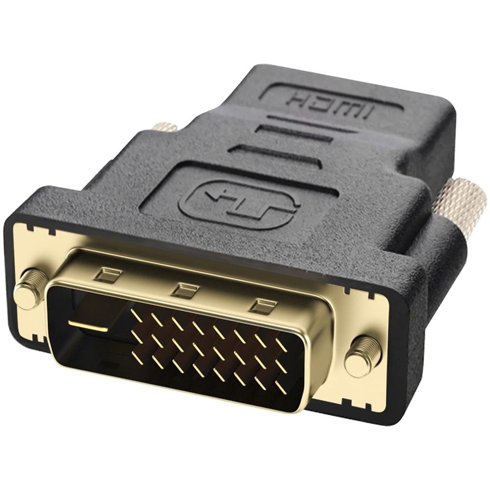Convertitore Video Da Hdmi Femmina A Dvi Maschio Bidirezionale Placcato - Foto 1