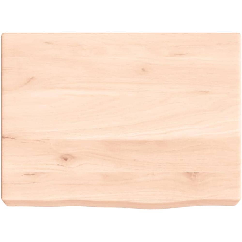 Ripiano a Parete 40x30x (2-6) cm Massello Rovere Non Trattato - Foto 2