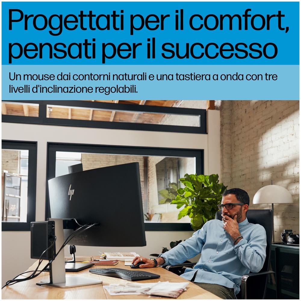 Tastiera e Mouse Wireless 8T6L7UT  Colore Nero - Foto 9