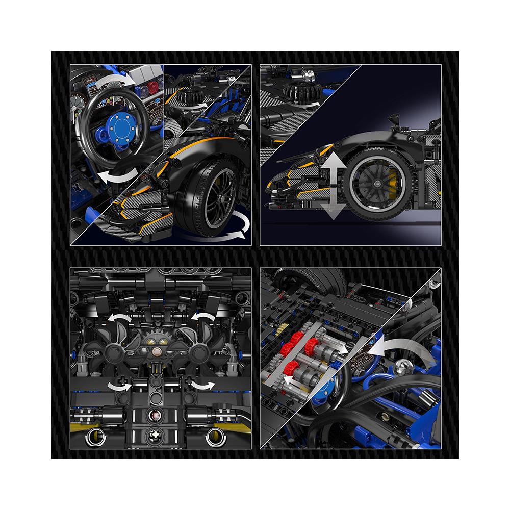 Set blocchi da costruzione 4082 Pezzi Mega Auto Sportiva - Foto 2