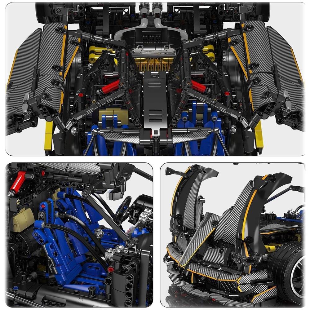 Set blocchi da costruzione 4082 Pezzi Mega Auto Sportiva - Foto 4